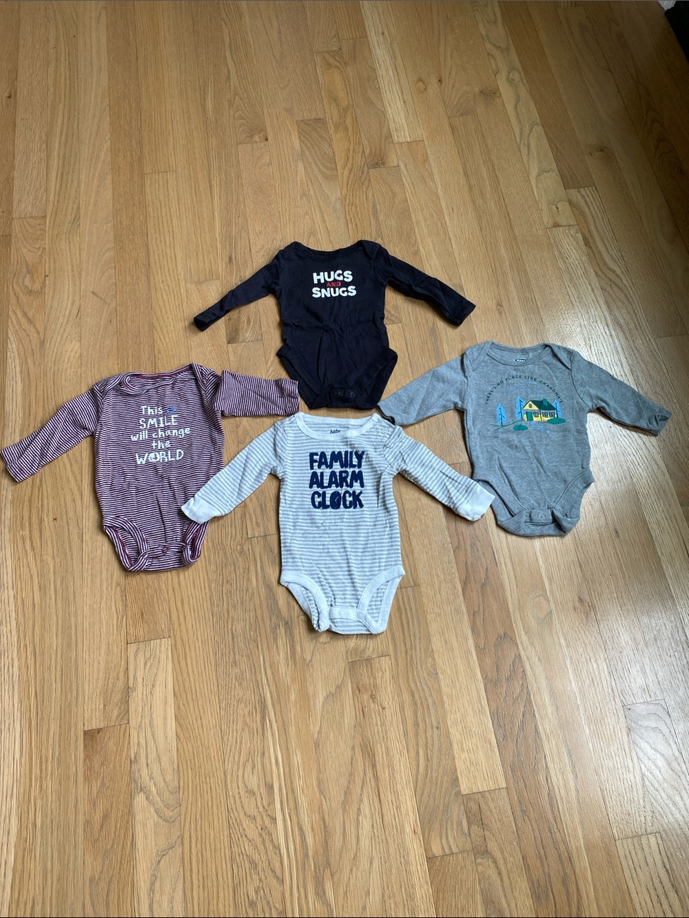 Various Brands 3M Long Sleeve Onesie Bundle